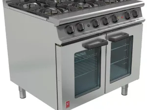 Falcon Dominator Plus 6 Burner Dual Fuel Oven Range G3101 OTC LPG - islandcatering