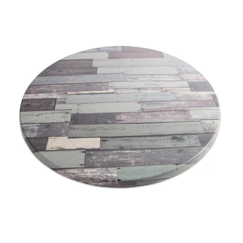 Werzalit Round 800mm Table Top Blanchas Blue - islandcatering