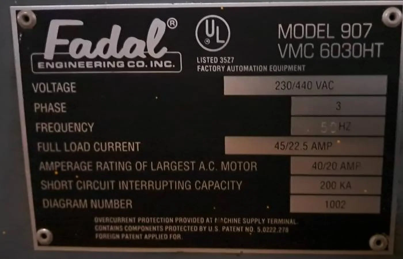 Centro de maquinação vertical Fadal 907-1 VMC 6030 CNC - 5