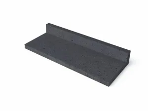 Schellevis oud hollandse traptrede L-vorm 100x40x15 cm. Antraciet