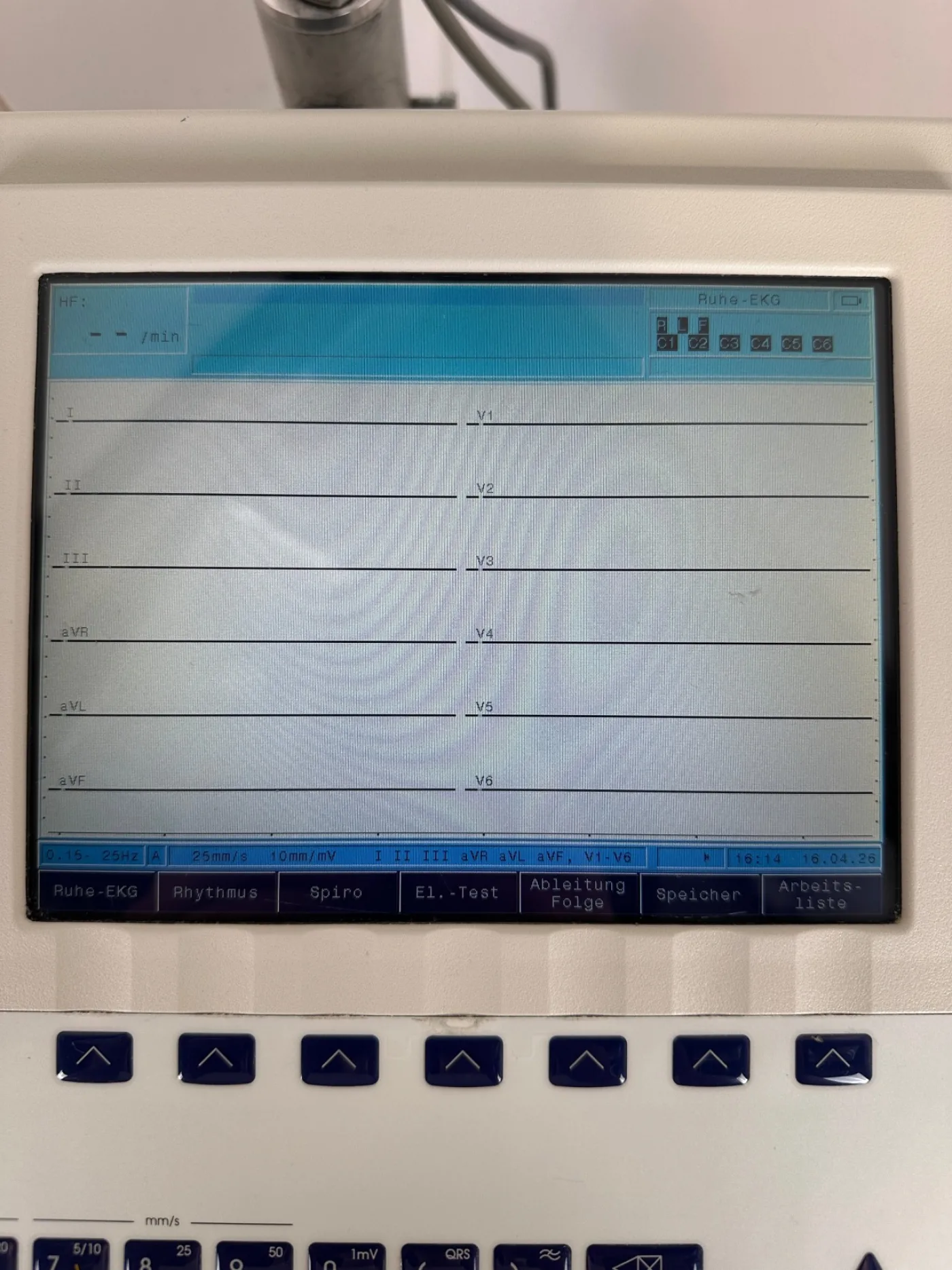 Schiller Cardiovit AT-102 Plus EKG Schreiber & Sauganlage Strässle DT100 inkl. Fahrwagen - 6