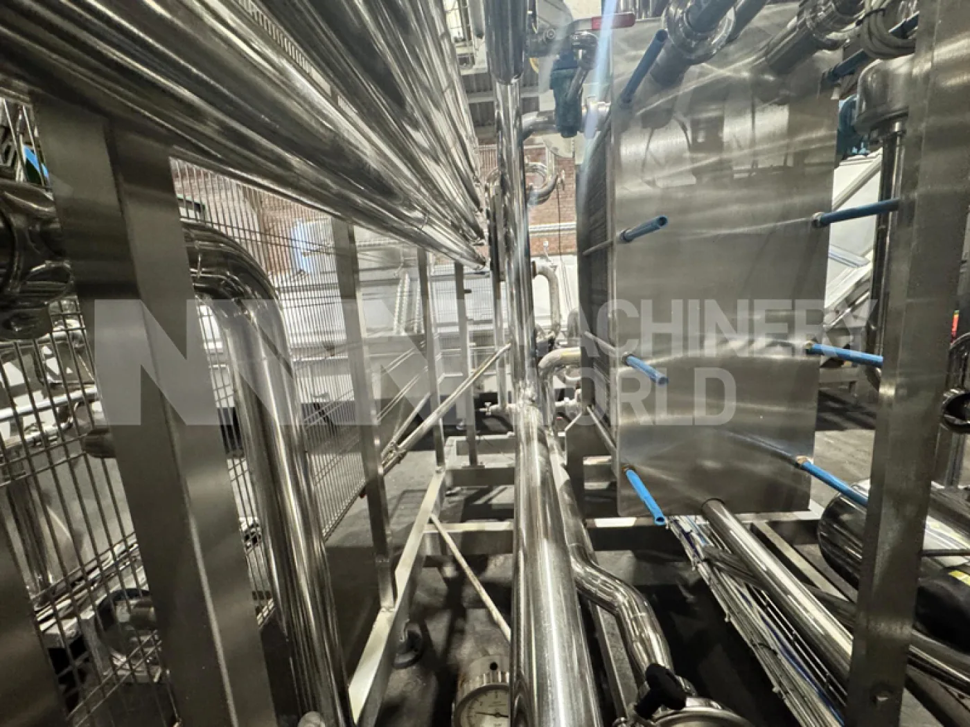 10,000 LPH Cheese Milk Skid Mounted Pasteuriser Plant for Cheese Production (Year 2008) - 4