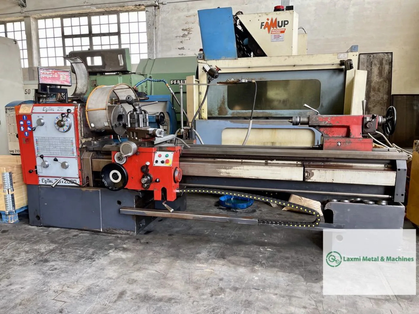 LATHE MACHINE, EGITAL - E 26 X 2000 - Laxmi Metal & Machines, Rohtak - 1