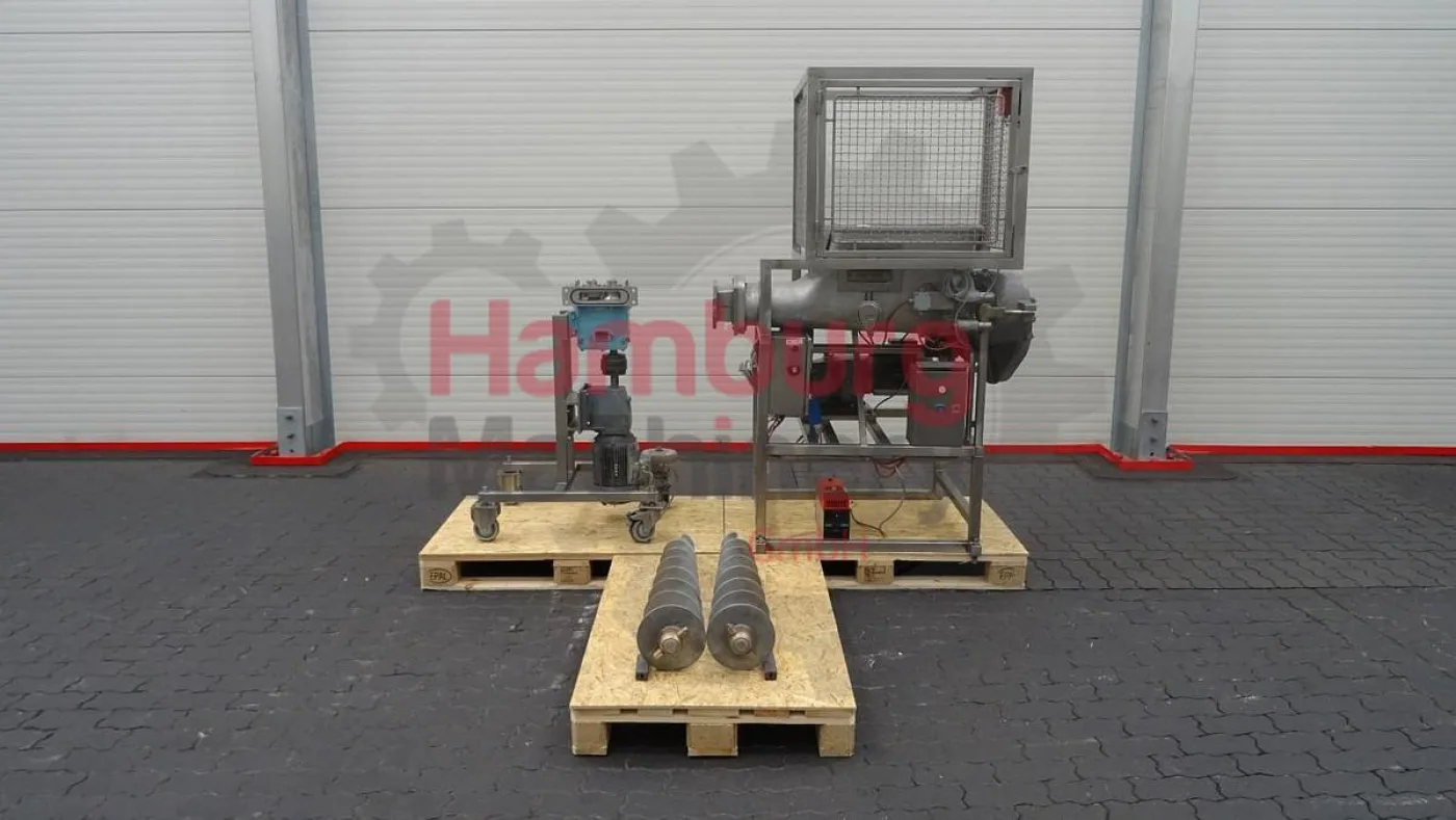 Aluminium through with augers and outfeed lobe pump, Benhil / Waukesha 034 - 4