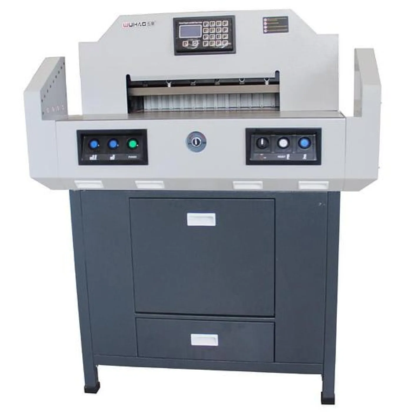 Máquina Eléctrica de Corte de Papel con Control Programable y Empuje Automático JDS 520H - 1