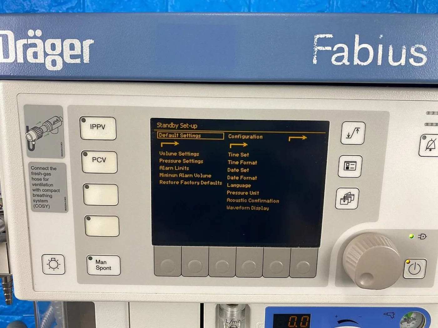 Dräger Fabius GS YOM: 2005 REF: 8604700-22 - 5