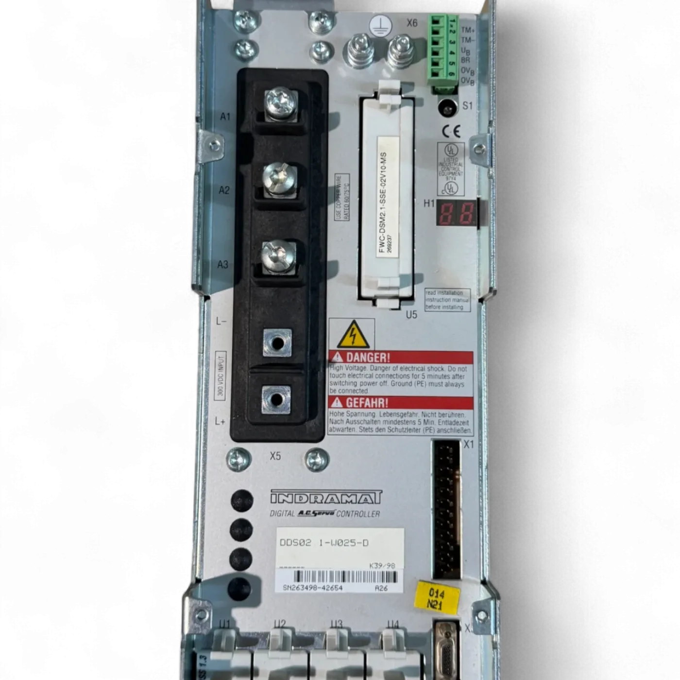 Bosch Rexroth Indramat Servoregler DDS02.1-W025-D für Homag BAZ 32 Digital AC Servo Controller Art.-Nr. DDS02.1-W025-D - 4