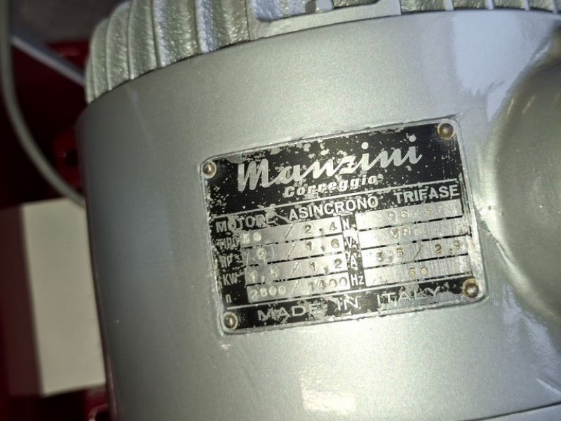 MANZINI PISTON PUMP MOD.120HL, BRONZE PUMP BODY SINGLE CYLINDER, SECOND HAND MACHINE