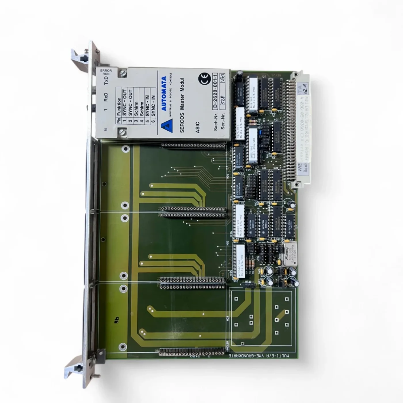 HOMAG Automata Multi EA VME SERCOS Master Modul V21 mit ASIC V31 ohne Zubehör 4086050368 - 3