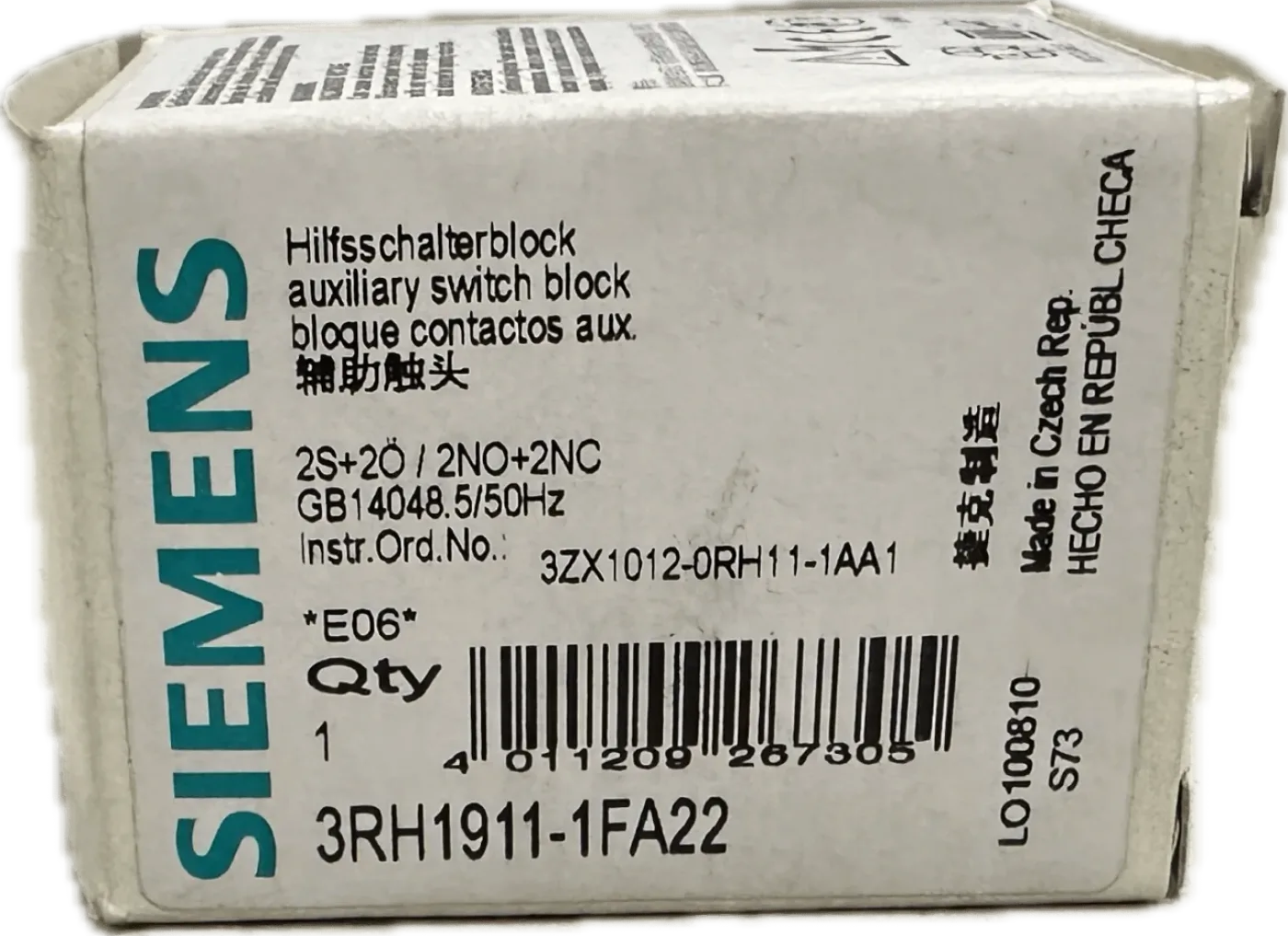 Siemens Hilfsschalterblock 3RH1911-1FA22 - 4
