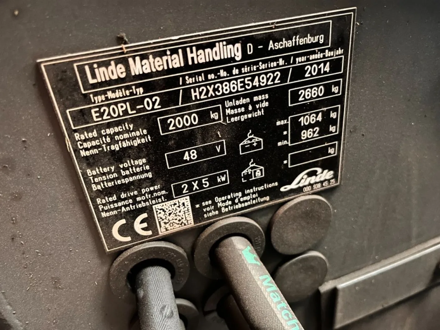 Linde E20PL-02 - 3