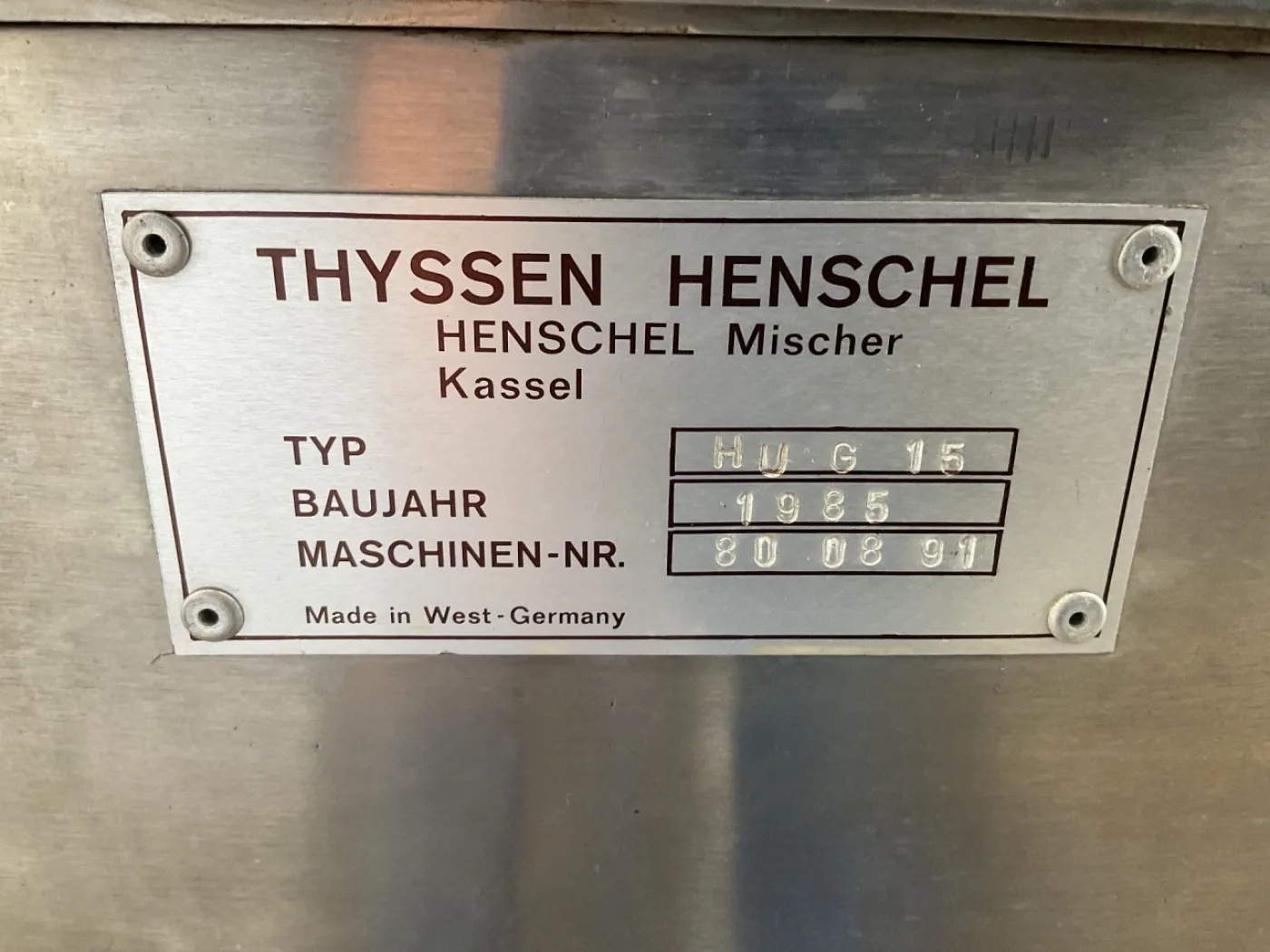 Henschel HU/G-15 - Universal mixer - 8