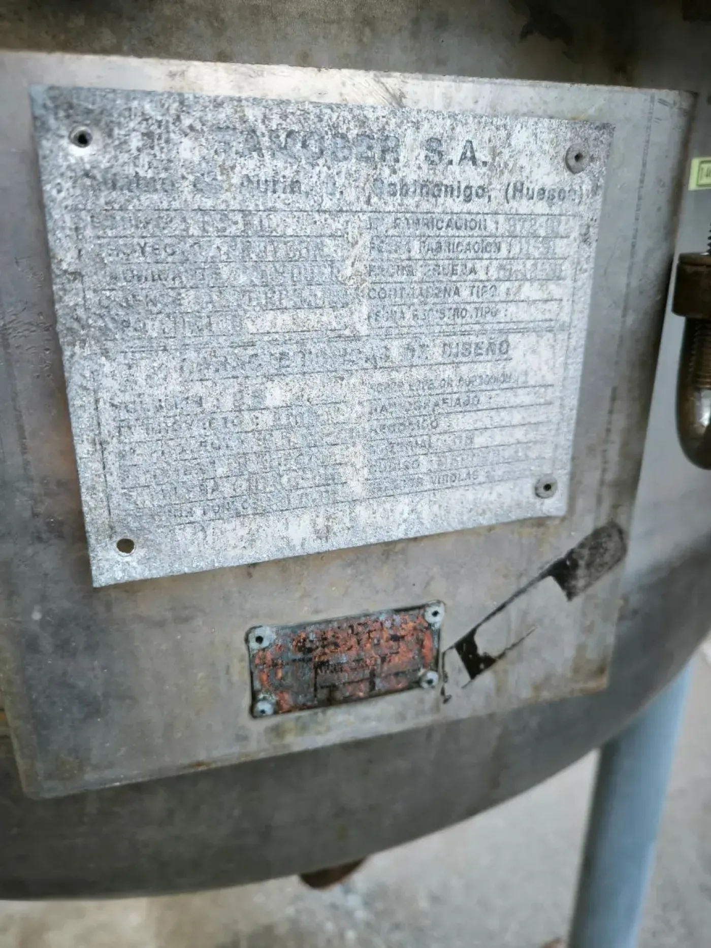 TAMOBER PLATE FILTER S.A. STAINLESS STEEL - 3