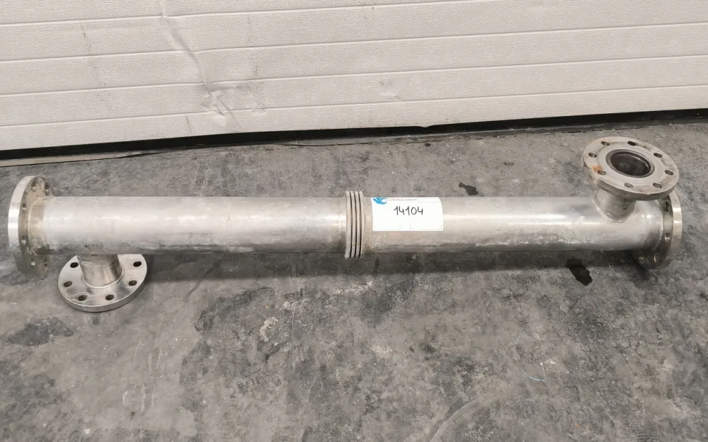 STAINLESS STEEL TUBULAR HEAT EXCHANGER 1.6 M²