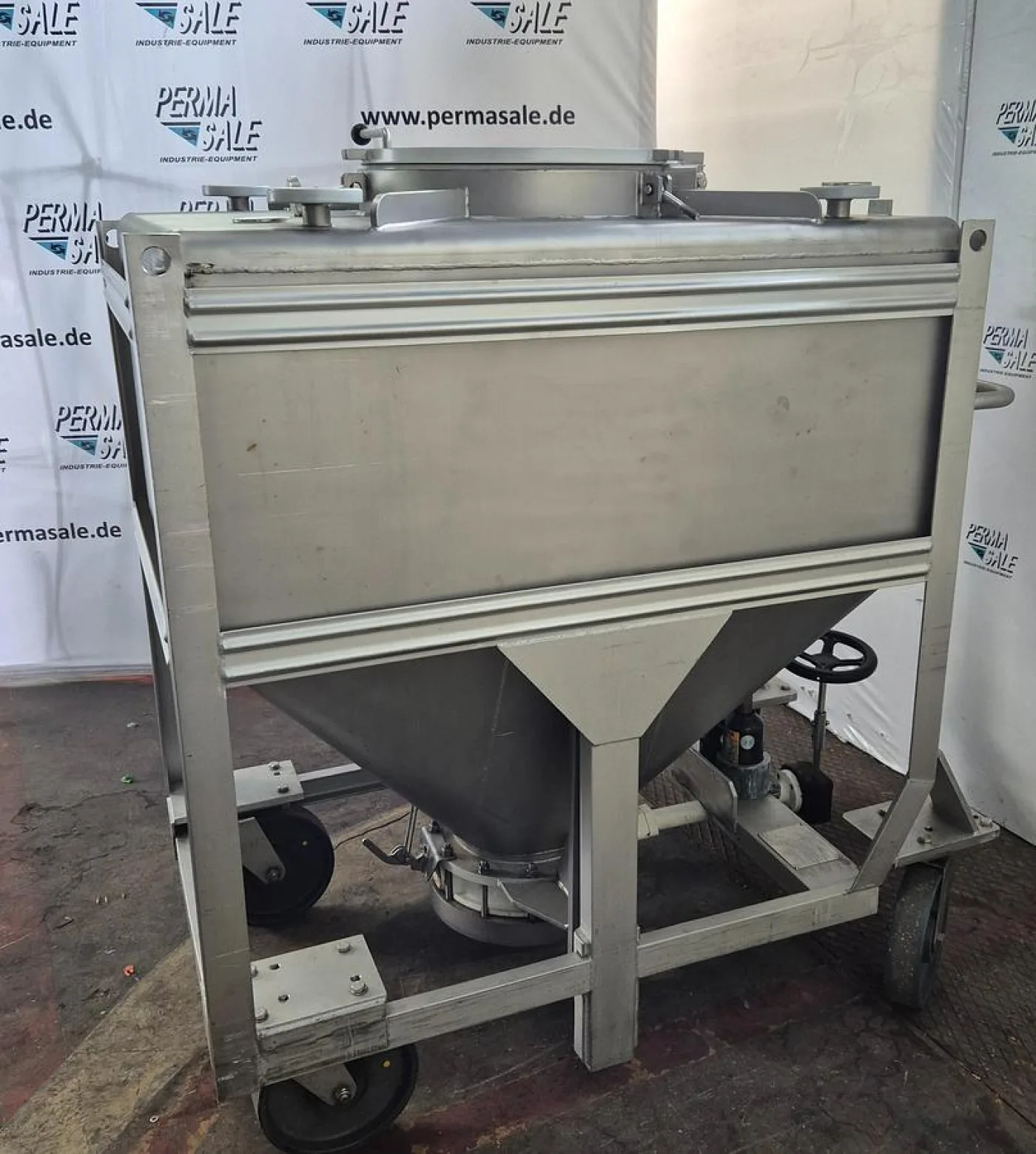 Edelstahl-Maurer AG IBC-Behälter mit Halar-Beschichtung 670 ltr. - 2