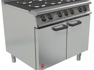 Falcon Dominator Plus 6 Hotplate Oven Range E3101 - islandcatering
