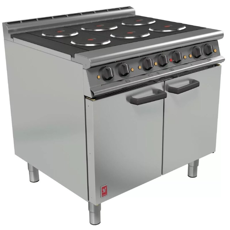Falcon Dominator Plus 6 Hotplate Oven Range E3101 - islandcatering