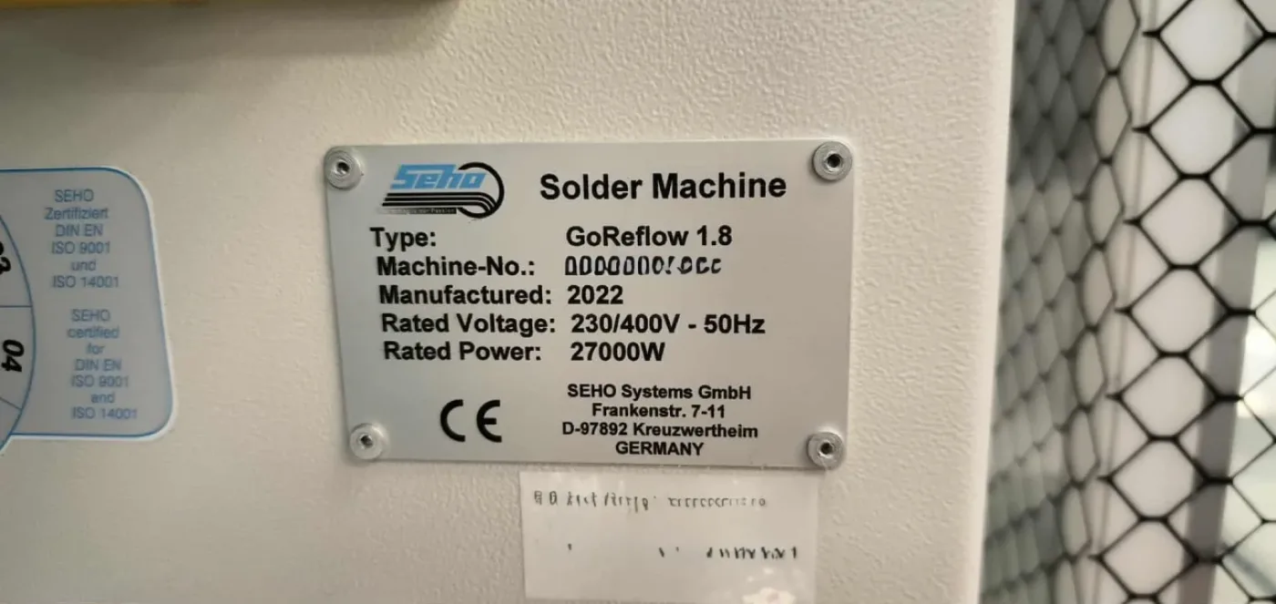 SEHO GoReflow 1.8, vintage 2022 - 4