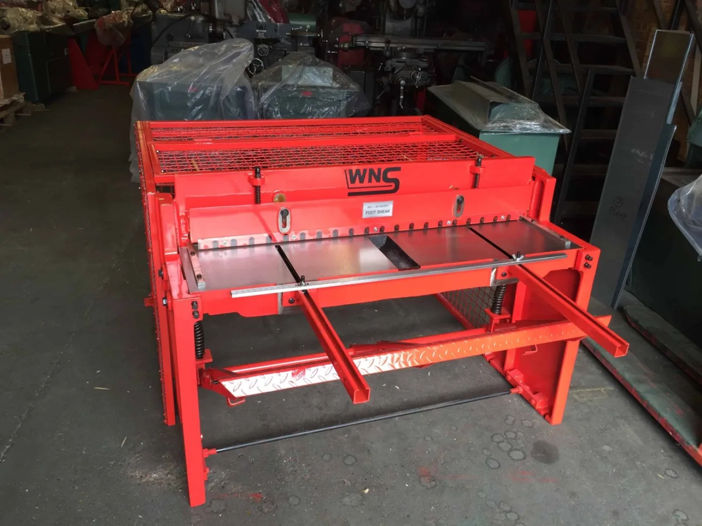 WNS Cast Treadle Guillotine 1320mm x 1.5mm Capacity - WNS - W. Neal Services Ltd - 3