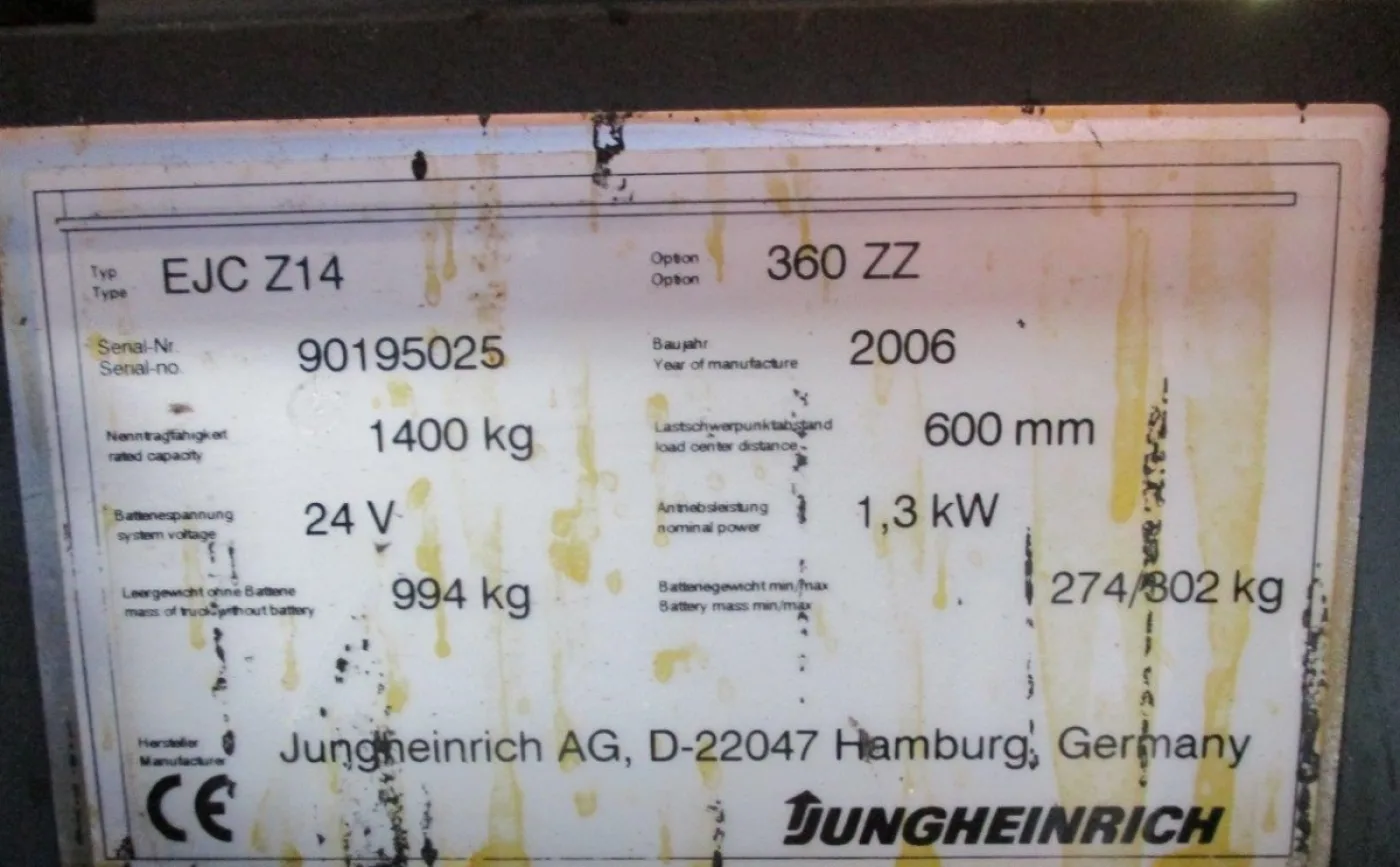 EJC Z 14 – 360 ZZ JUNGHEINRICH 2006 - 5