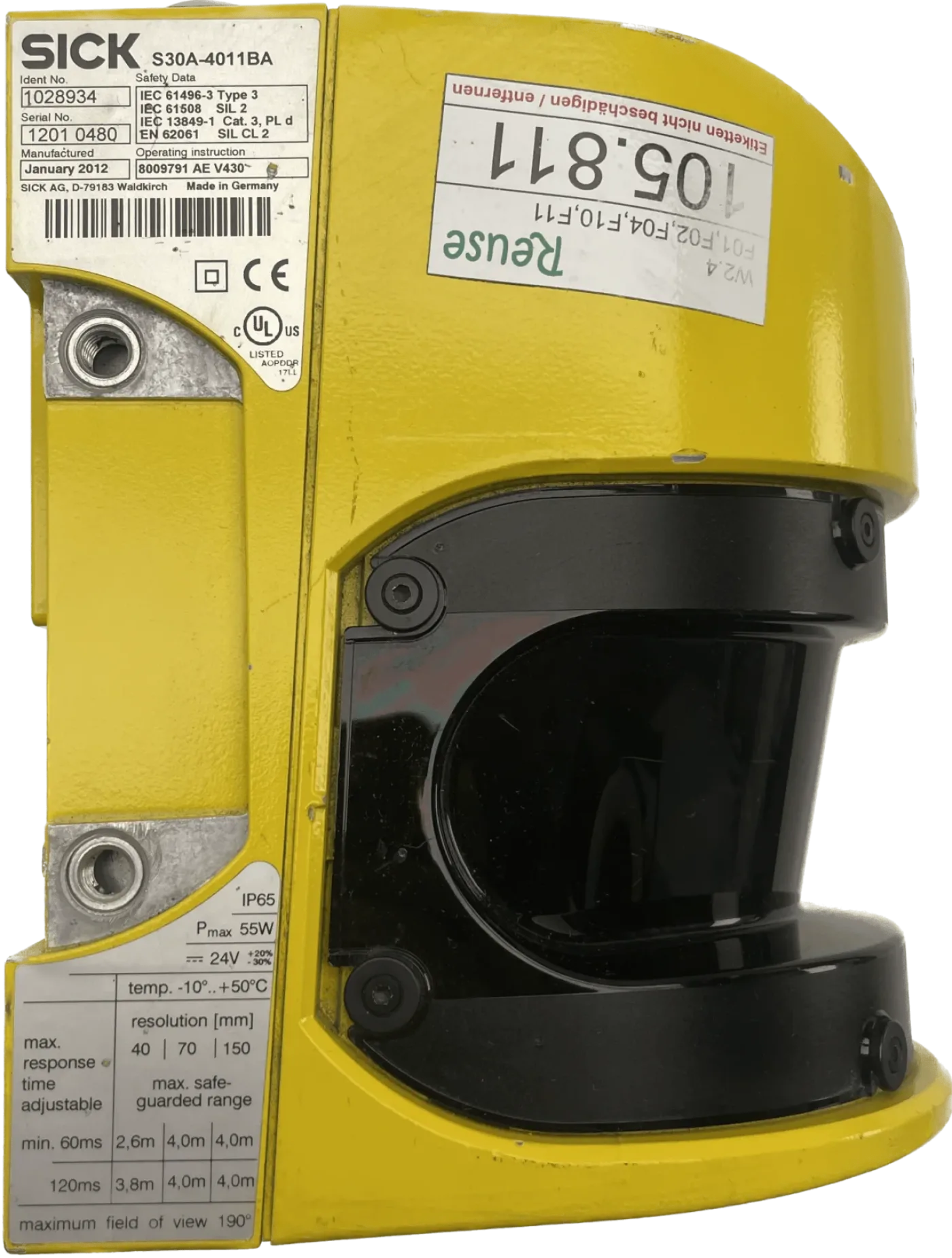 Sick Sicherheitslaserscanner S30A-4011BA - 2
