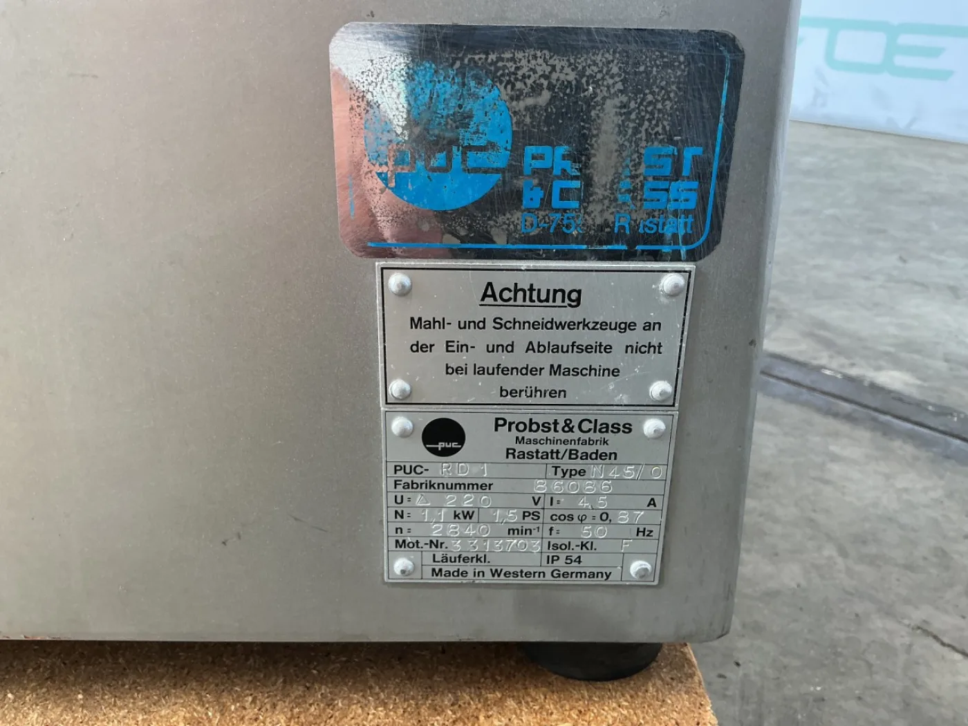 Puc Probst & Class N45/0 - Colloid mill - 7