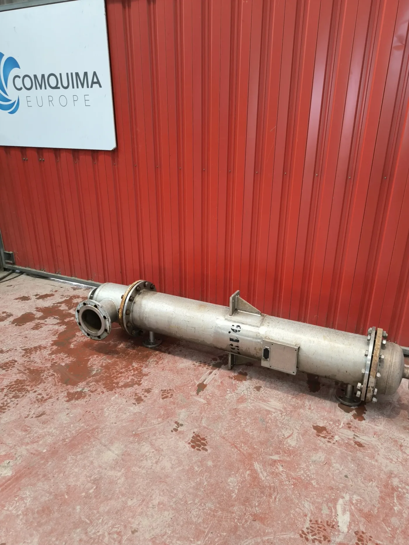 STAINLESS STEEL TUBULAR HEAT EXCHANGER 5.1 M² AGUILAR Y SALAS - 2