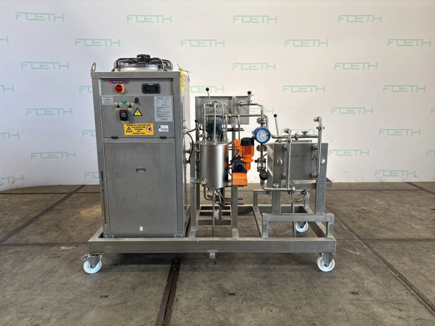 StrassBurger Filter GmbH SF 300 OD 40 + chiller/mixing vessel - Filterpress - 7