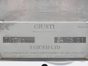 Giusti & Son TF1781 - Paddle mixer
