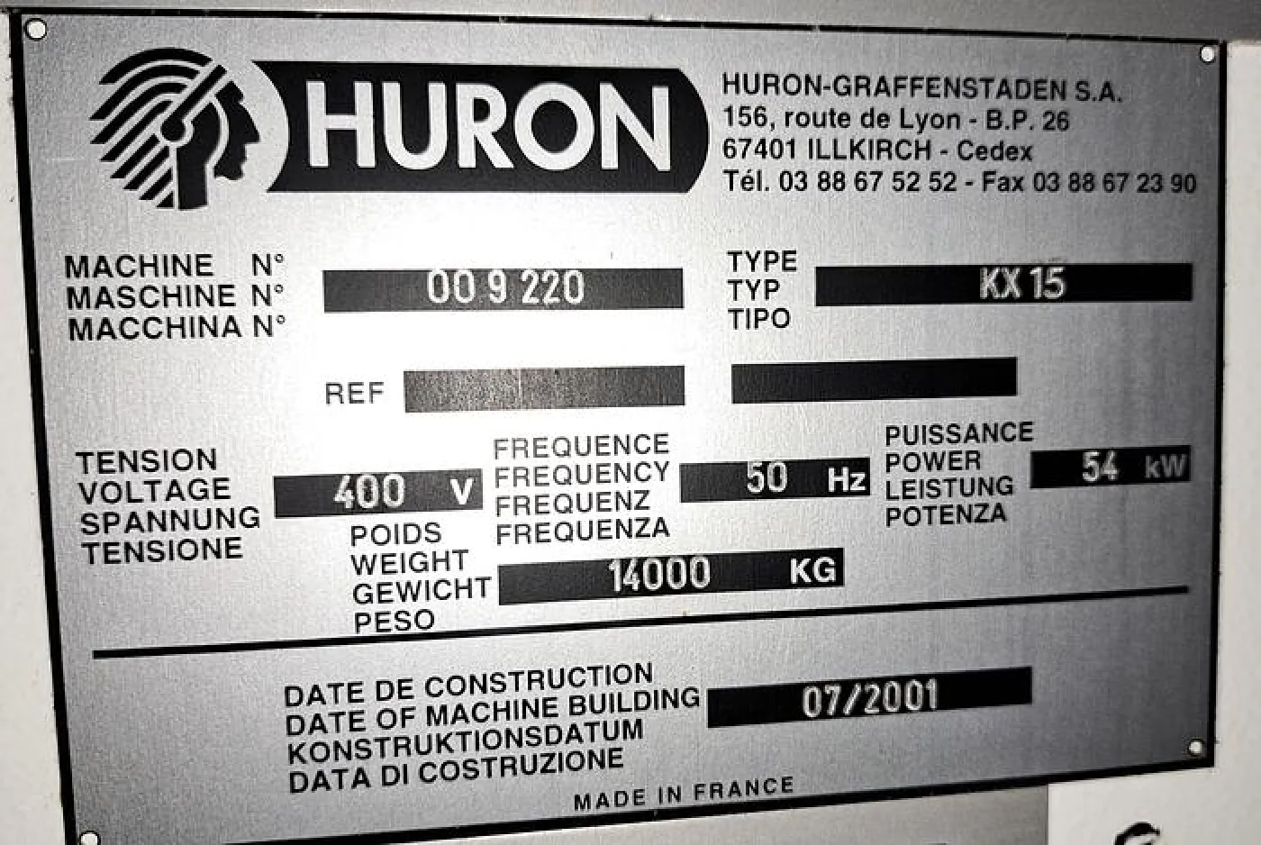 HURON KX15 5 eixos - 4