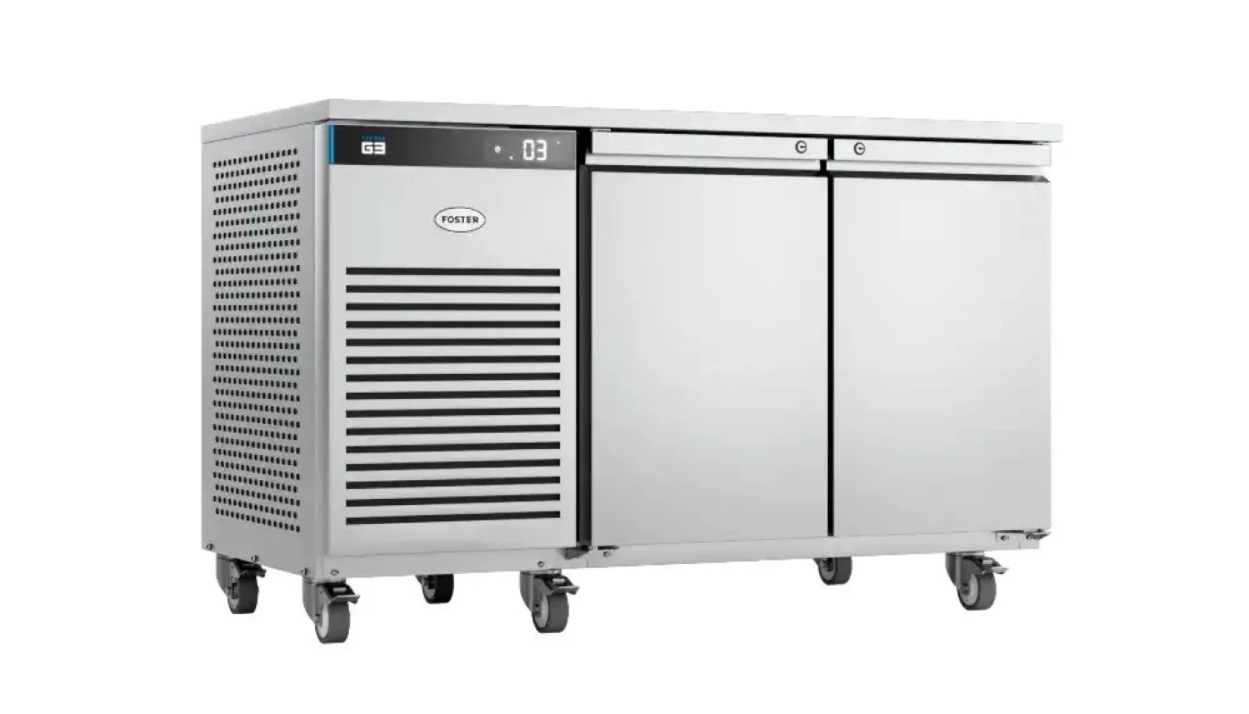 Foster EP1/2H/43-104 EcoPro G3 2 Door Refrigerated Counter 280 Litres - islandcatering - 1
