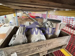 Gießtrichter für Gießmaschine KNOBEL - für Type CCM-9 mit elektrischer Heizung.