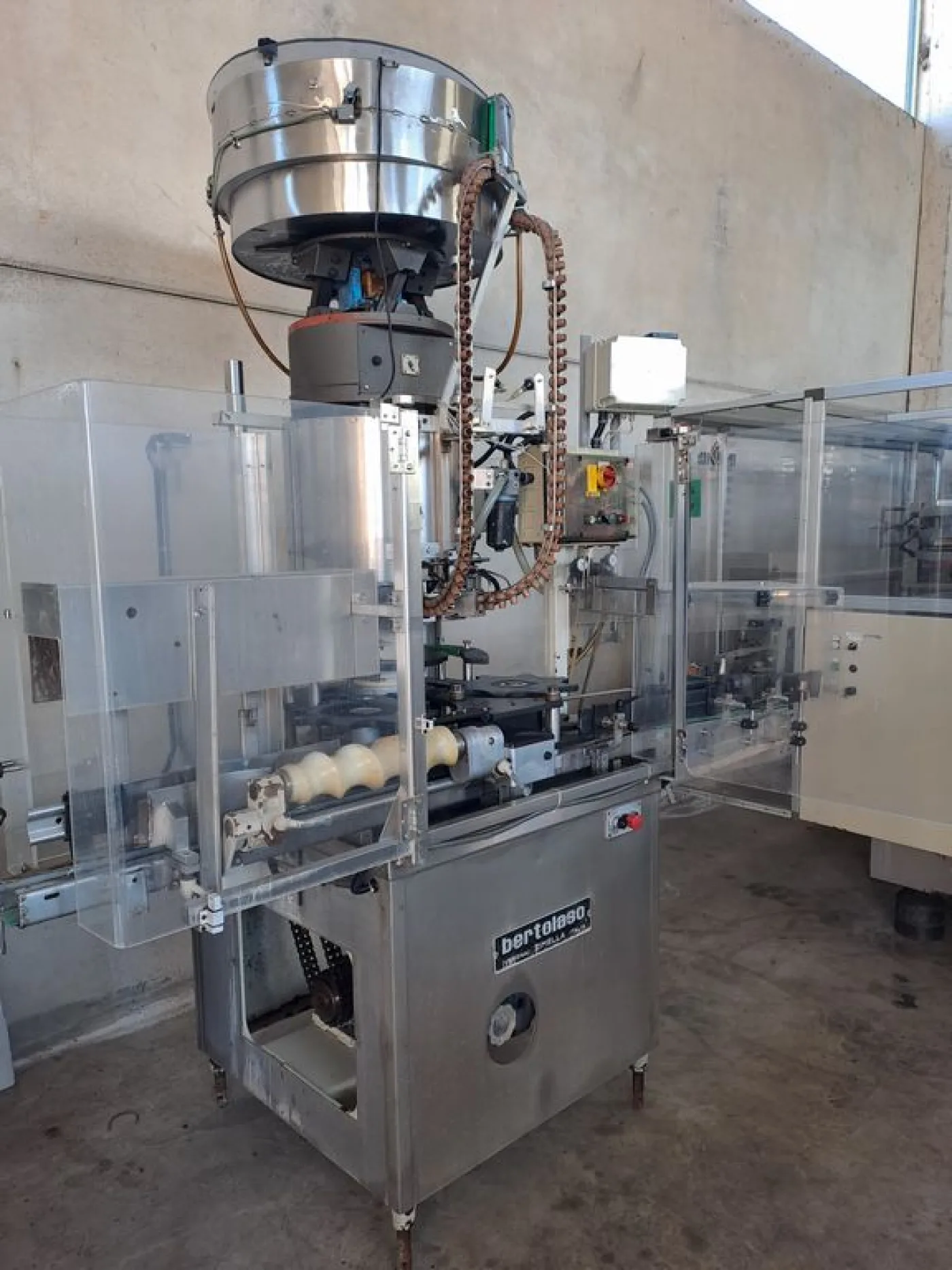 CORKING MACHINE BERTOLASO, MODEL KAPPA 108 8 HEADS FOR PLASTIC MUSHROOM CAP, SECOND-HAND MACHINE - 6
