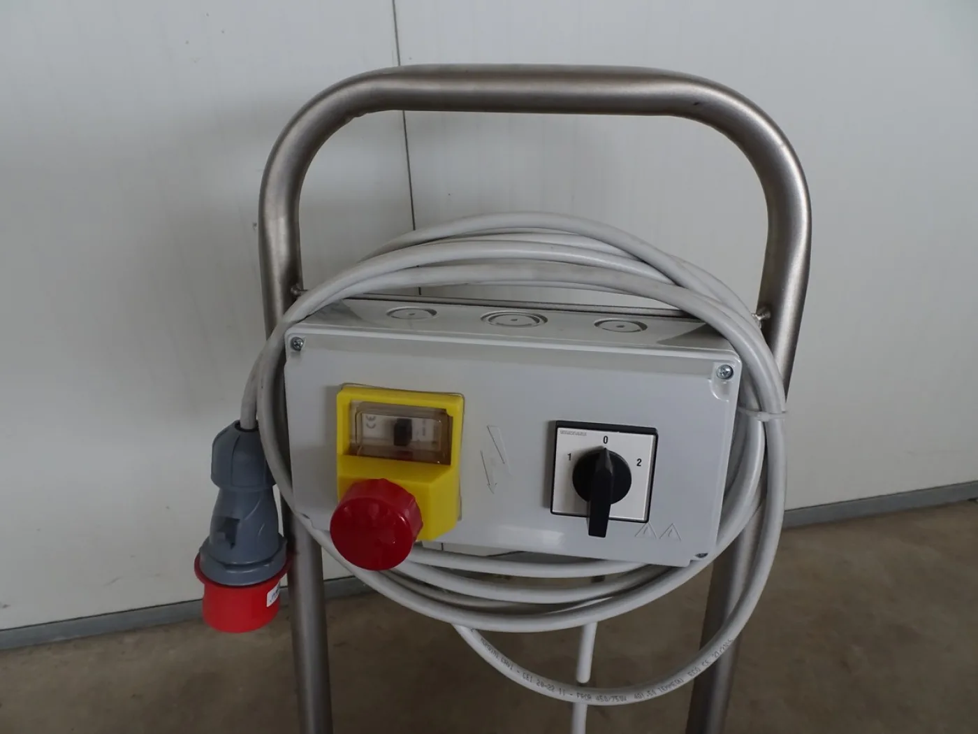 PUMP – ELECTRIC PUMP IN STAINLESS STEEL WITH FOOD NEOPRENE IMPELLER MOD. EURO 60 1 SPEED 380 VOLT THREE PHASE NEW MACHINE - 5