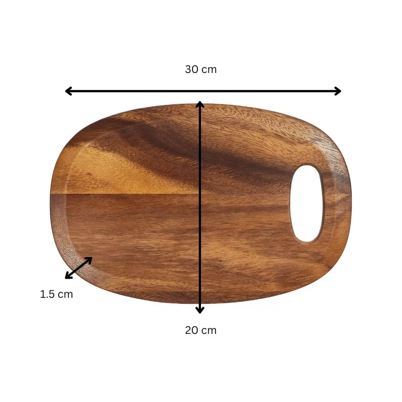 Tala Small Board in Lacquered Acacia (Pack of 6) - islandcatering - 2