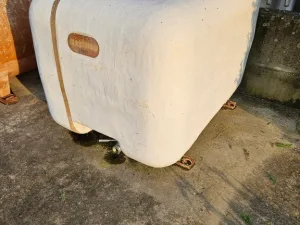 FIBERGLASS RECTANGULAR TANK FOR CARRIAGE LITERS 1600 (HL 16) FIRM GIMAR, SECOND-HAND EQUIPMENT