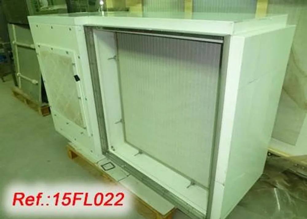 FLUJO LAMINAR DE TECHO "NEU" - SUPERFICIE FILTRANTE: 940mm X 940mm