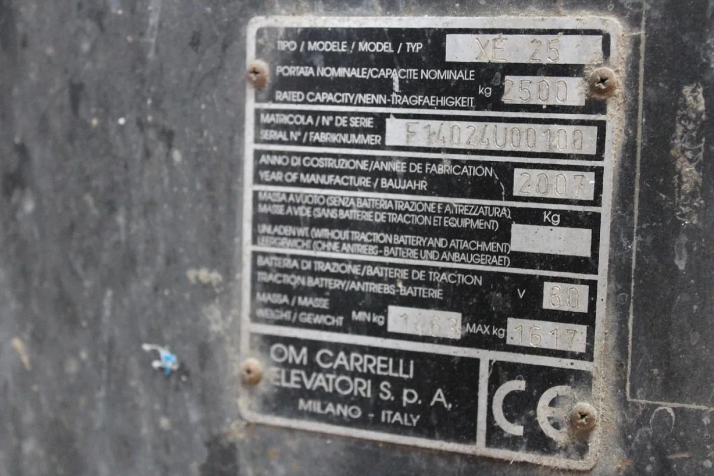 2007 OM STILL XE 25 AM0170 - 7