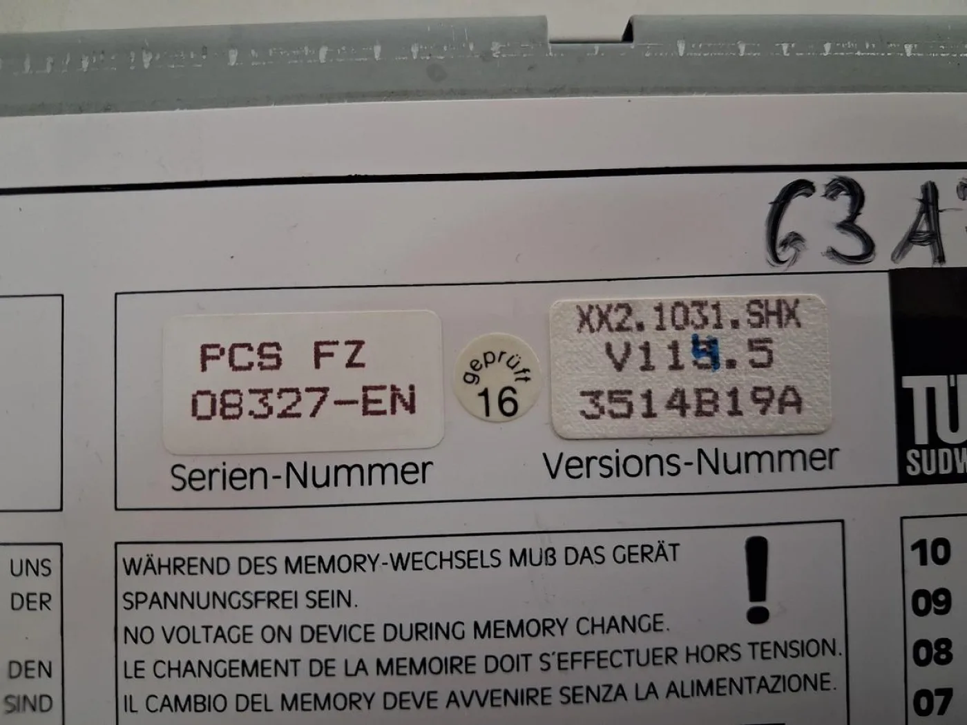 Bosch PCS 400FZ Bedienkonsole PCS FZ 08327-EN - 7