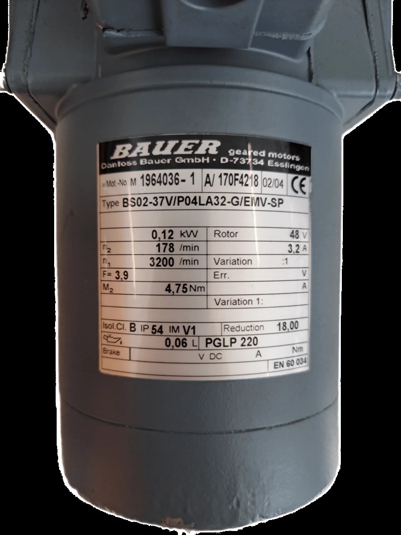 Bauer Danfoss Bauer GmbH BS02-37V/P04LA32-G/EMV-SP