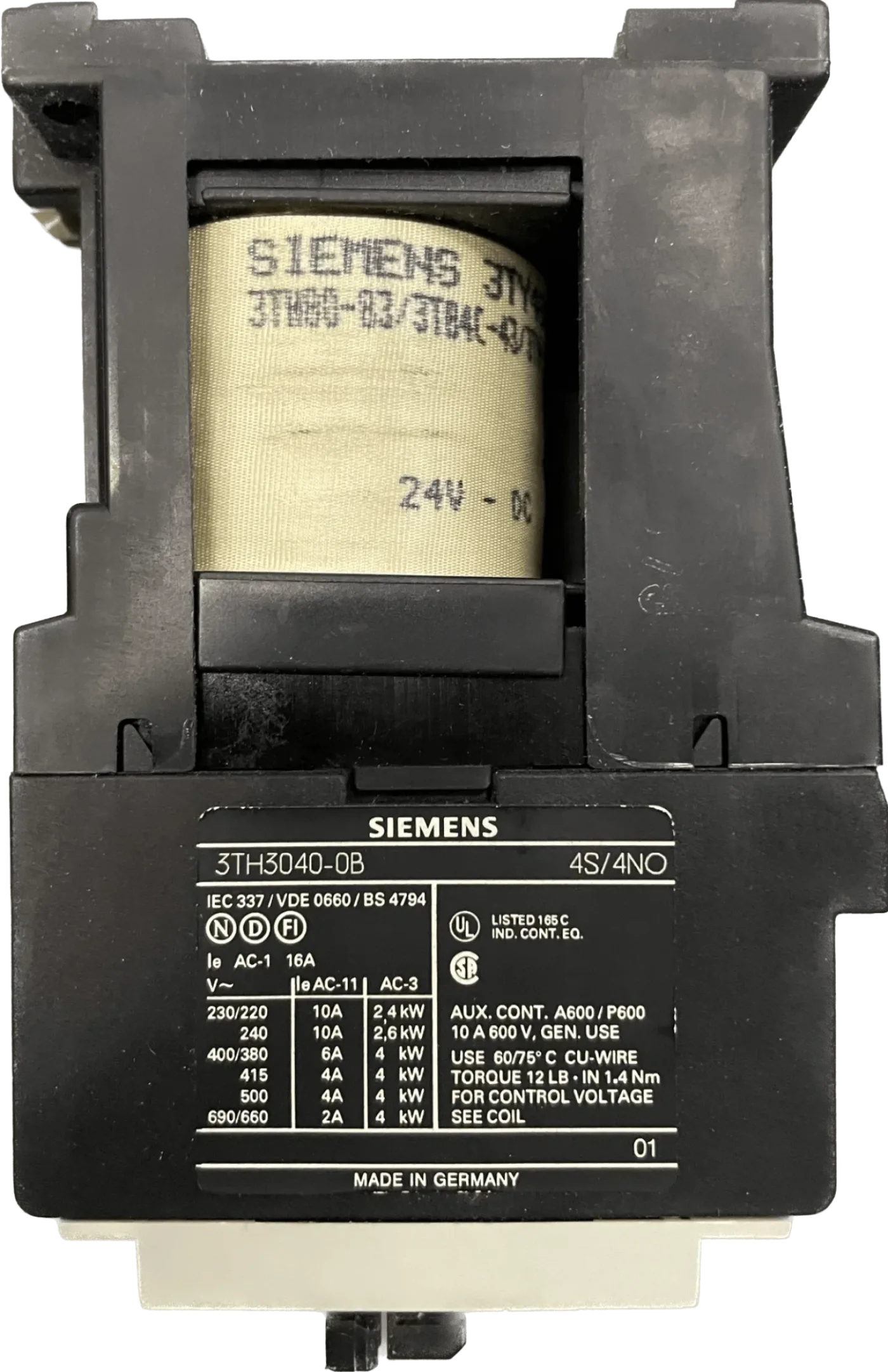 Siemens HILFSSCHUETZ 40 E 3TH30 40-0BB4 - 2