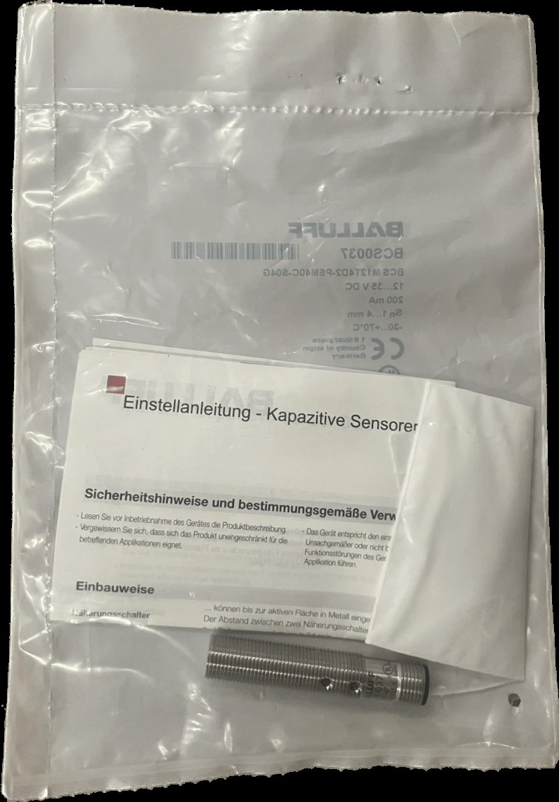 BALLUFF Kapazitive Sensoren zur Objekterkennung BCS M12T4D2-PSM40C-S04G