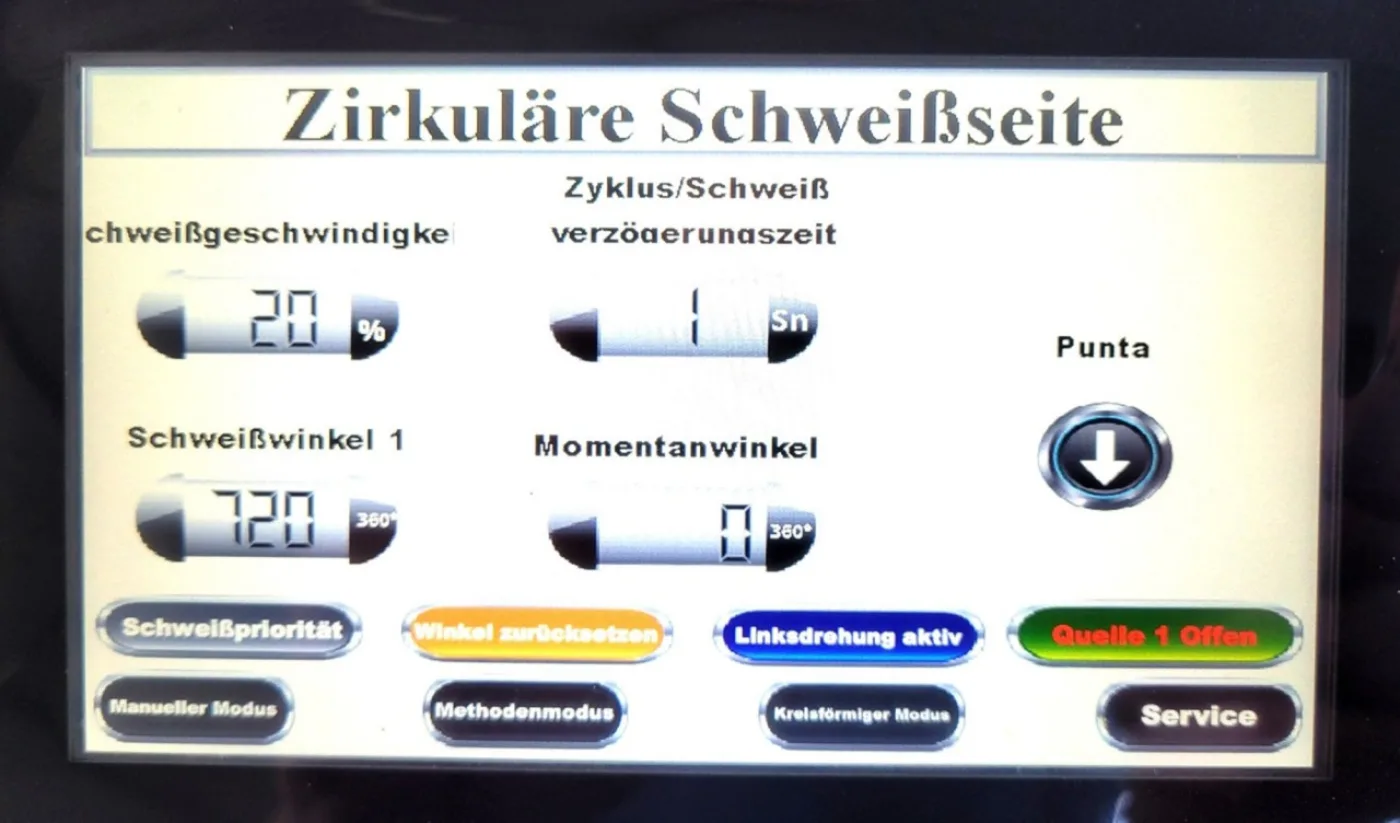 Schweißdrehtisch YKSPOZ 250 - 8