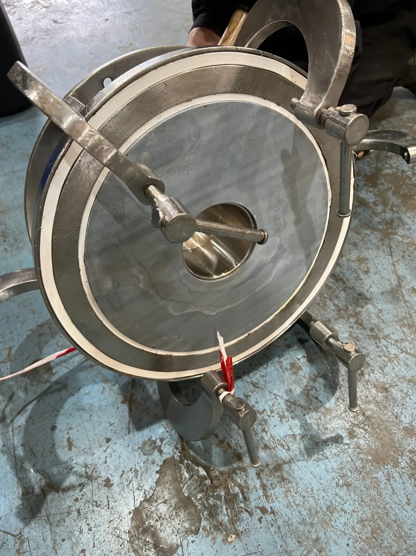 USED ATEX BACHILLER JET-MILL MSB305 STAINLESS STEEL AIR MICRONIZING MILL - 8