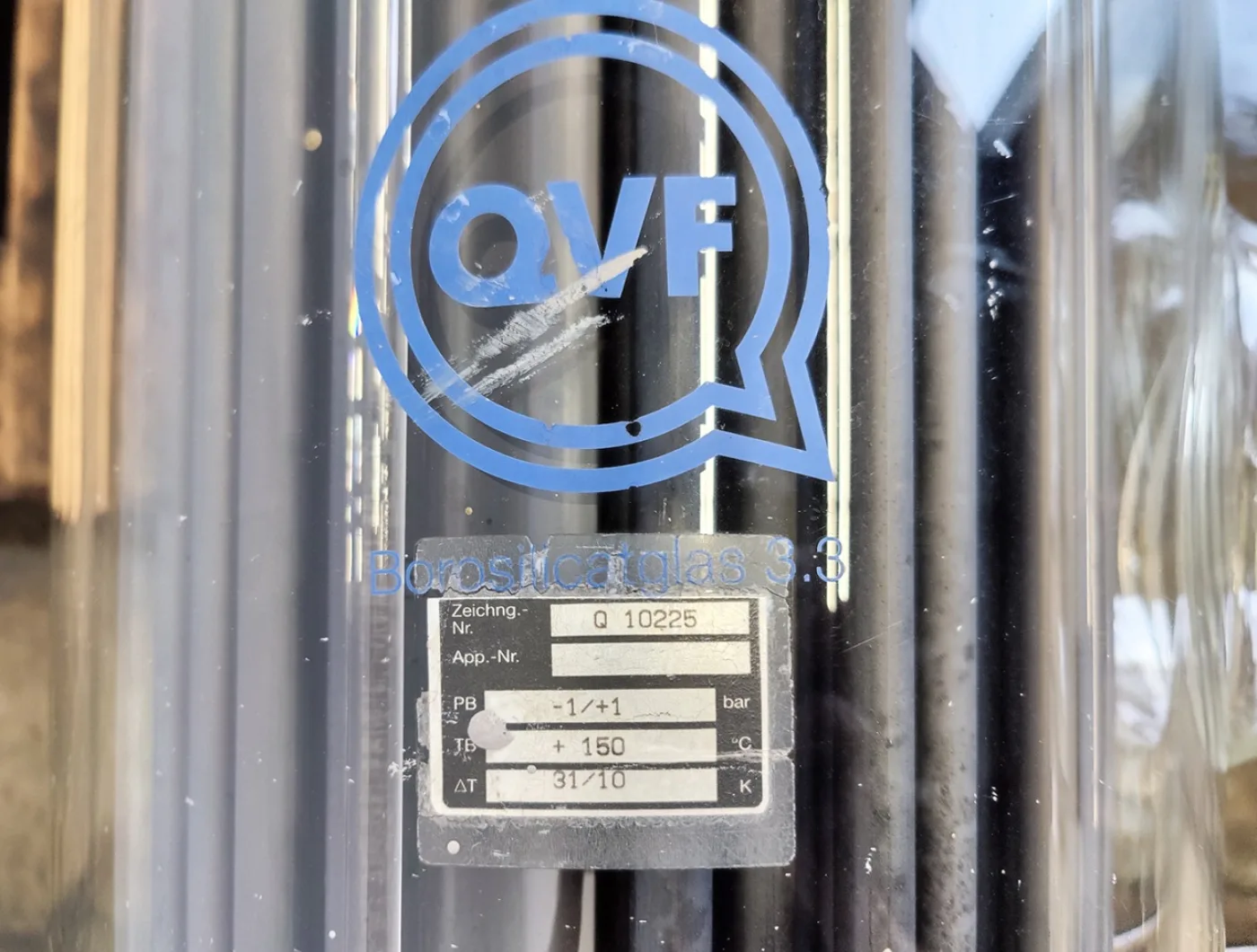 QVF Glasstechnik S-ROB71/300/SH/3SIC - 7,1 m² - Shell and tube heat exchanger - 8