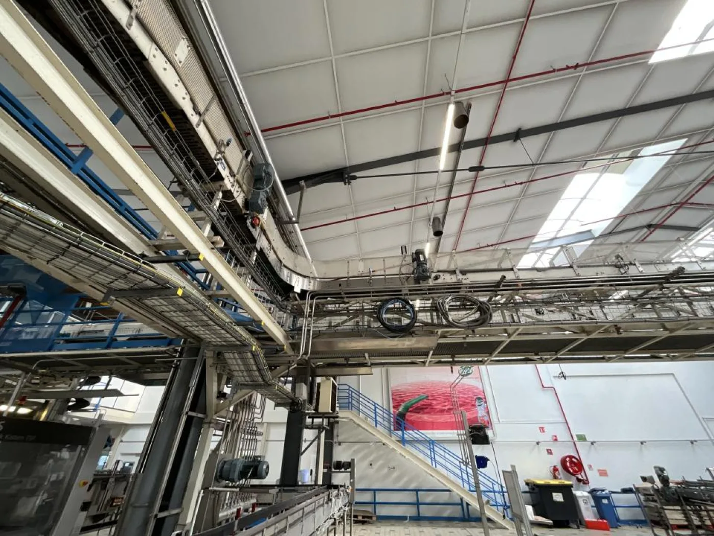 Anduze Anduze Overhead Förderband Belt from Tray Packer to Palletiser - Line 3 - 2