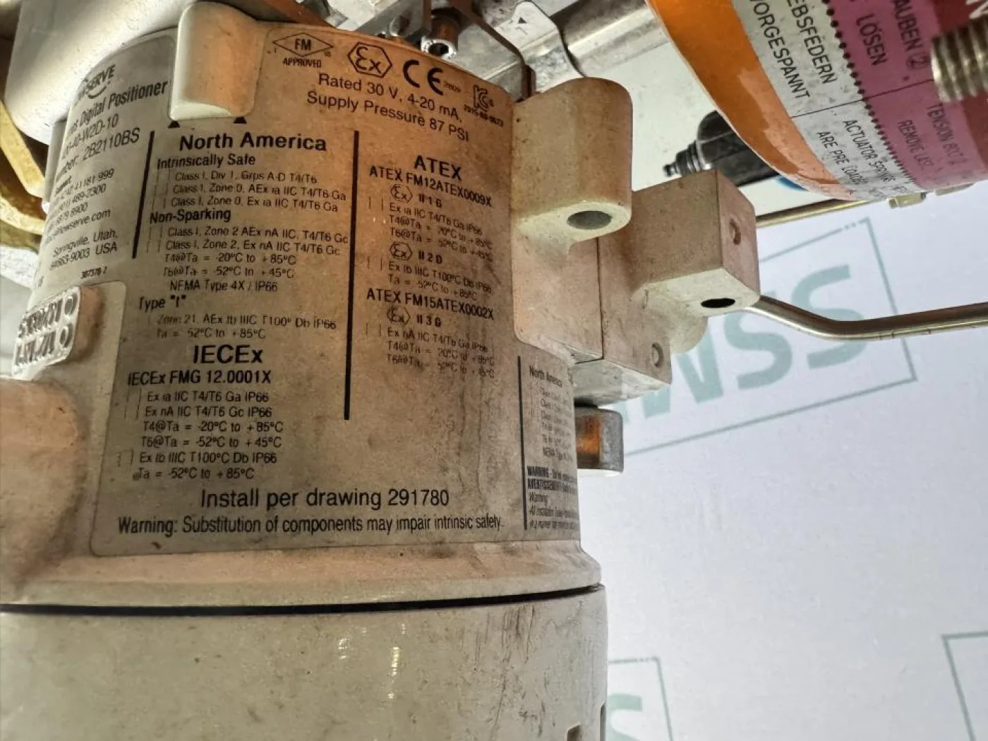 2021 Flowserve Pneumatic control valve actuator with digital positioner - 3