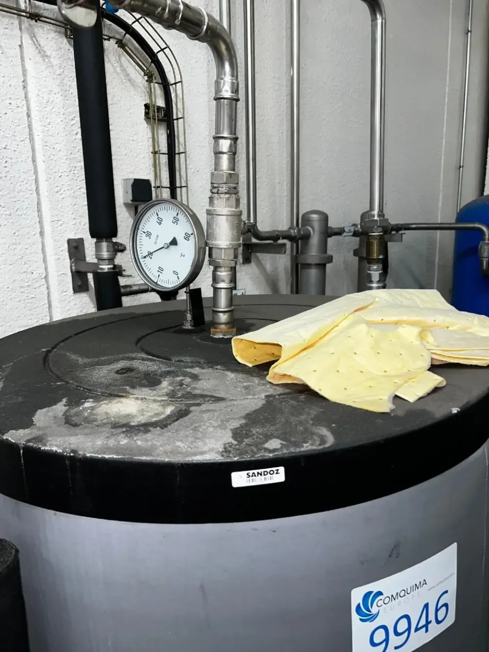 USED SANITARY WATER TANK