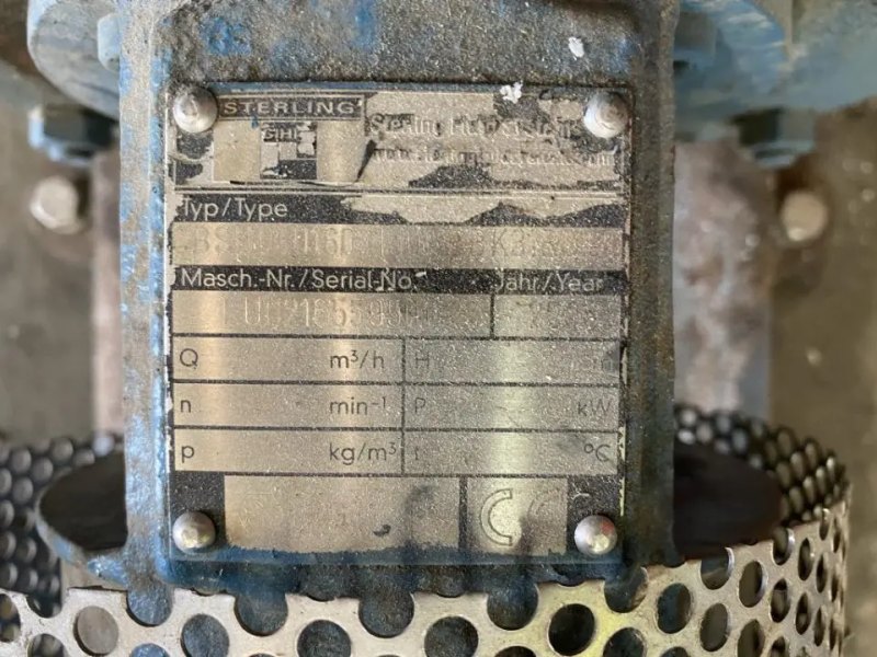 USED STERLING SIHI GMBH CBSD 040160-150 CBBK31R000 CENTRIFUGAL PUMP