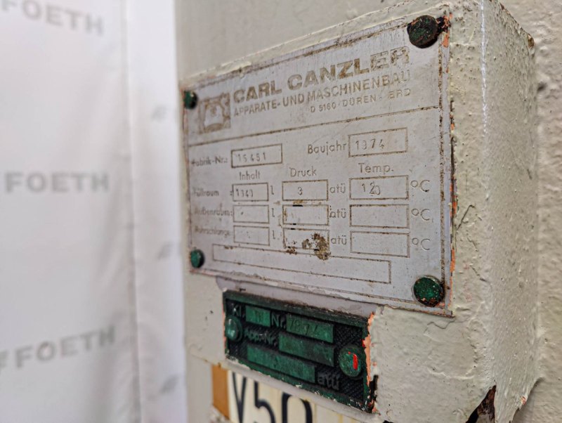 Carl Canzler Spülvorlage ''Monel'' - Pressure vessel